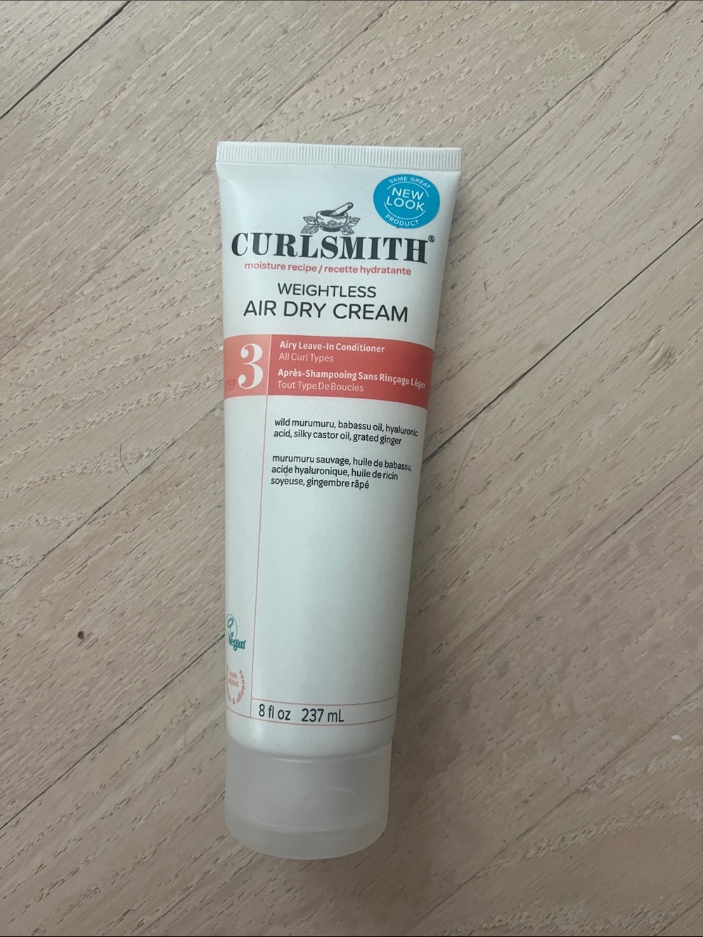 Curlsmith Weightless Air Dry Cream - Cream with Peach Accent